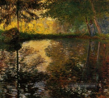  Monet Malerei - Der Teich bei Montgeron II Claude Monet